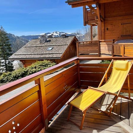 Cosymontagne - Le Chalet - 3Ch - 8 Pers- Terrasse Sud, Magnifique Vue La Clusaz Exterior foto