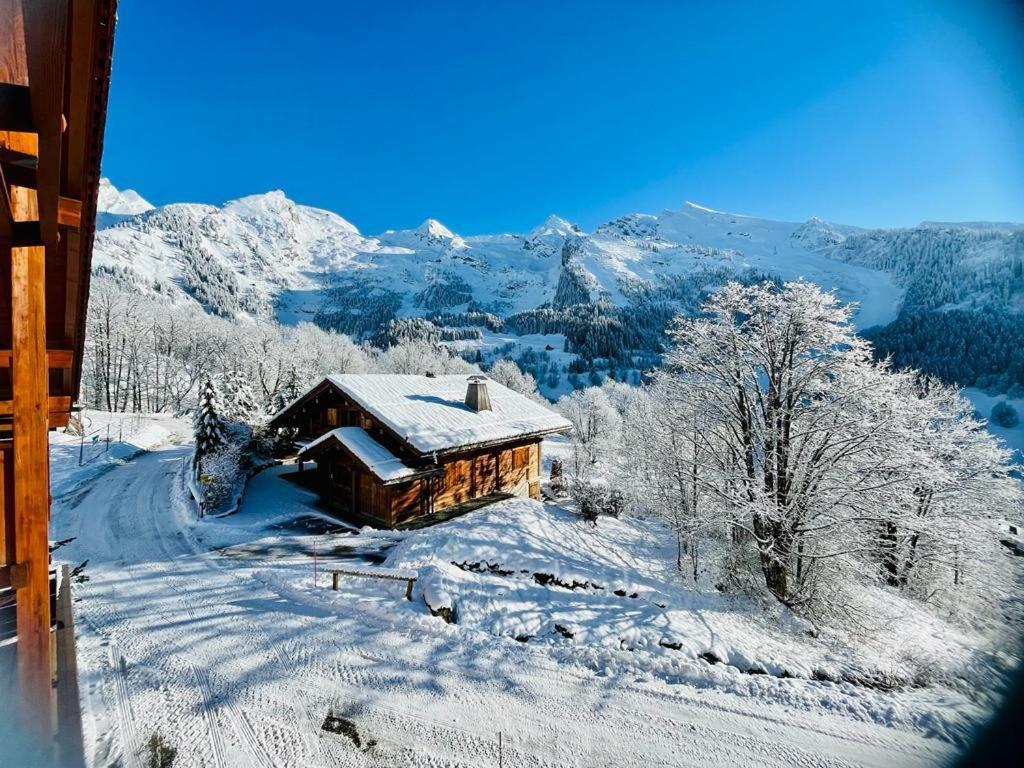 Cosymontagne - Le Chalet - 3Ch - 8 Pers- Terrasse Sud, Magnifique Vue La Clusaz Exterior foto