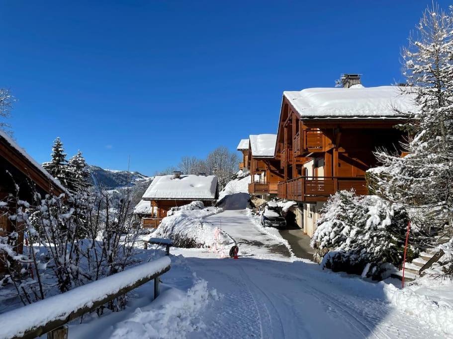 Cosymontagne - Le Chalet - 3Ch - 8 Pers- Terrasse Sud, Magnifique Vue La Clusaz Exterior foto