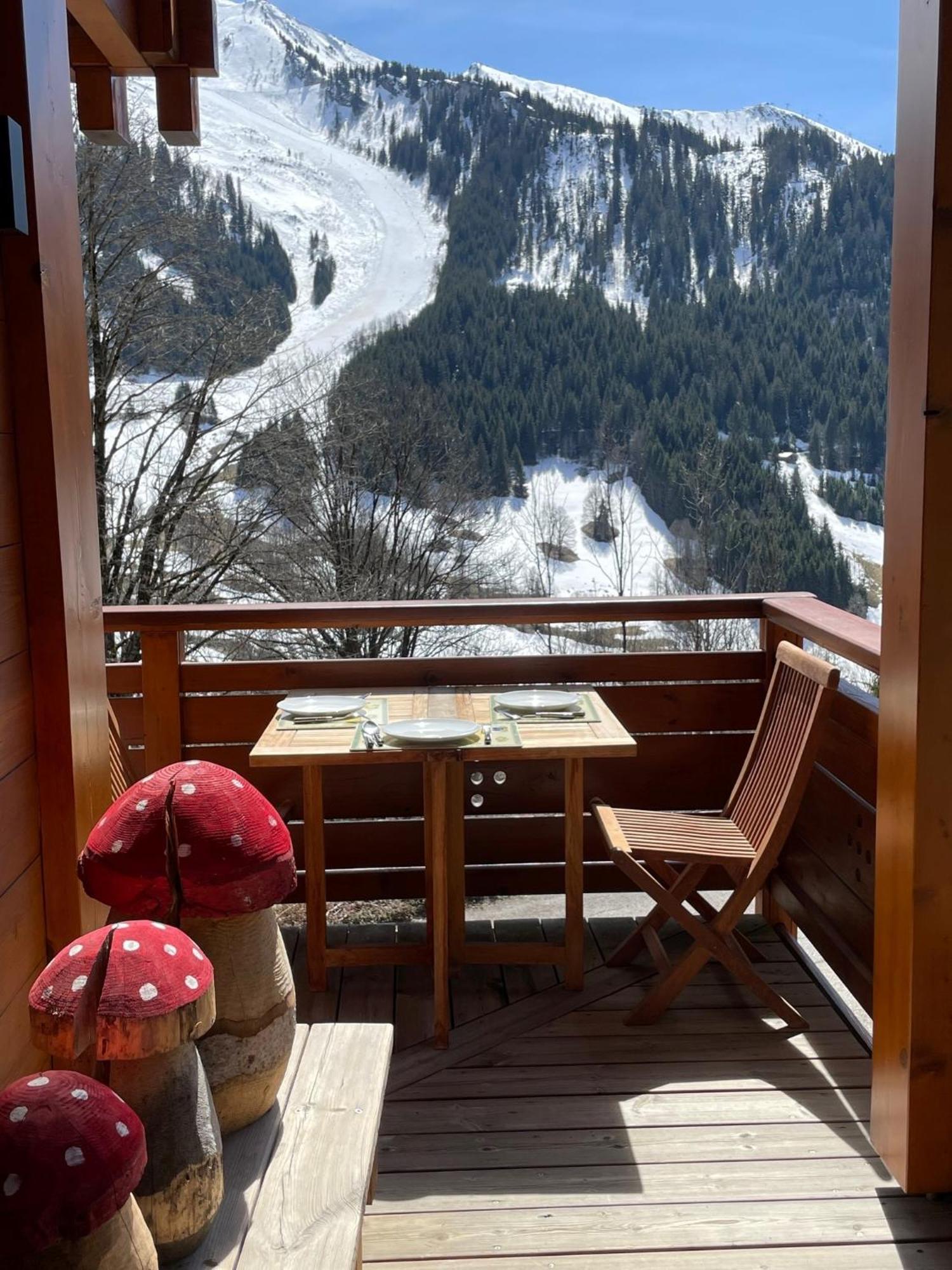 Cosymontagne - Le Chalet - 3Ch - 8 Pers- Terrasse Sud, Magnifique Vue La Clusaz Exterior foto