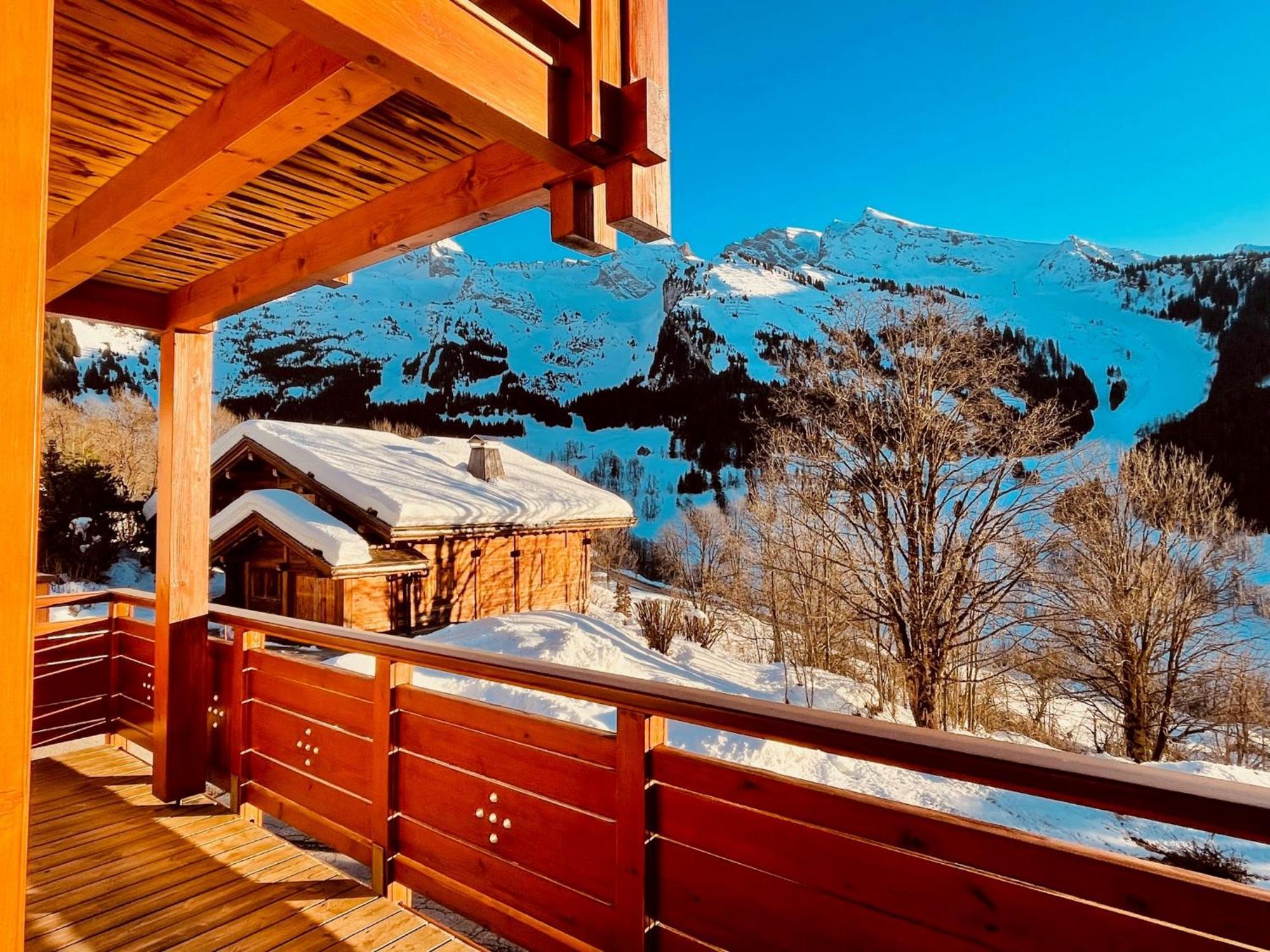 Cosymontagne - Le Chalet - 3Ch - 8 Pers- Terrasse Sud, Magnifique Vue La Clusaz Exterior foto